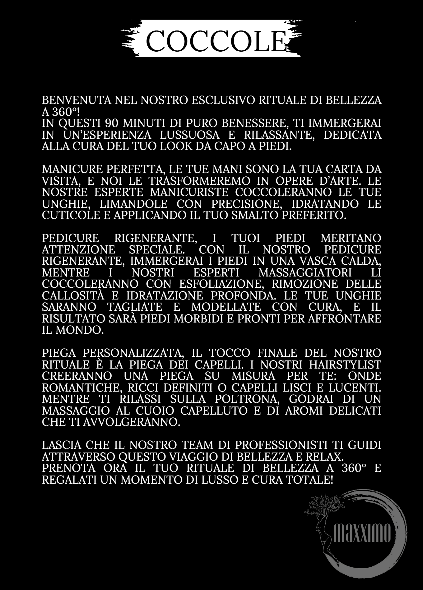 Coccole — listino